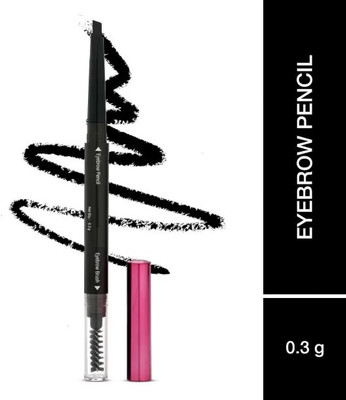 Yuency Brow Artist Eyebrow Pencil | Dual-Ended Eyebrow Pencil | Highly Pigmented(BLACK)