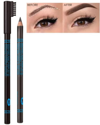 Amaryllis Best Eyebrow Pencil With Brush | Smudge Proof Eyebrow Definer Penci(DARK BROWN)