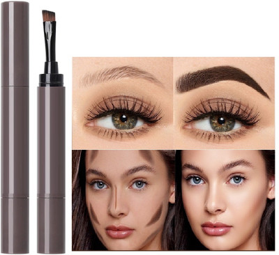 Latixmat New Eyebrow Cream Gel With Brush 2IN1 Brow Brush Long-lasting & Waterproof(BROWN)