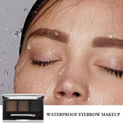 luzimaisa Best Eyebrow Enhancer Palette Easily blendable Dual-ended applicator 8 g(multicolor)