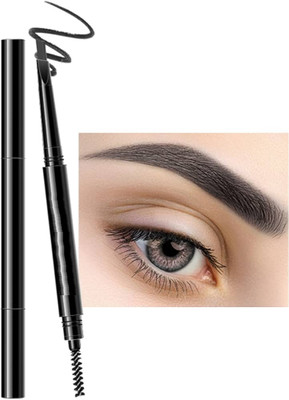 Herrlich Dual-Ended Precision Eyebrow Pencil black Waterproof(BLACK)