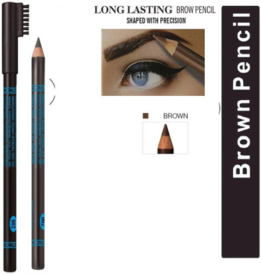 FELICECHIARA Best Waterproof Eyebrow Pencil with Brush Smudge proof Eyebrow(DARK BROWN)
