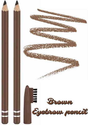 SKYBOAT PROFESSIONAL BEST BROWN EYEBROW PENCIL WITH SOFT AND SMOOTH TEXTURE 2pc(BROWN)