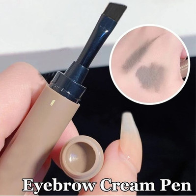 HUZURLU Natural Grey Eyebrow Shape Tinted Brow Pen-03(grey)