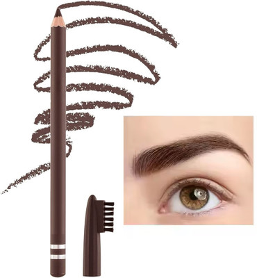 Wonholli Matte Eye brow Pencil Waterproof Long lasting Eyebrow Pencil(Brown)