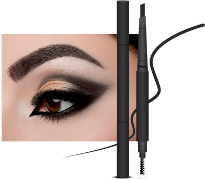NADJA Brow Definer | Brow Pencil with Spoolie |(BLACK)