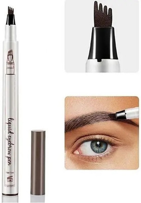 EVERERIN Eyebrow Fine Sketch Waterproof Brow Pencil Eyebrow Tattoo Long Lasting Fashion(Black)
