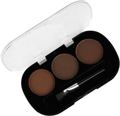 ADJD Eyebrow Powder Palette With Brush 3 In 1(MULTI COLOUR)