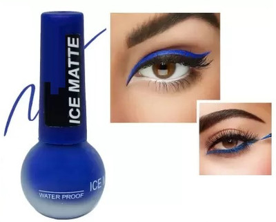 GFSU - GO FOR SOMETHING UNIQUE Water Proof & Smudge proof Ice Matte Royal Blue Liquid Eyeliner Eyebrow Stencil(1)