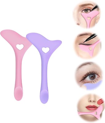 Miss Hot Eyeliner Stencils Winged Tip Eyeliner Aid Reusable Smoky Eyeshadow Eyebrow Stencil(2)