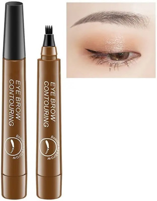 GABBU 3d Microblading Eyebrow Tattoo Pen 4 Fork Tips Liquid Eye Eyebrow Stencil(1)