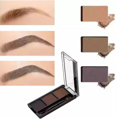 CATERINACHIARA Fix Pressed Powder 3 Colour Eyebrow Stencil(1)
