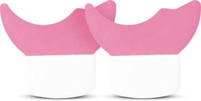 Gleva Reusable Silicon Eyeliner & Eyelash Applicators Aid Tool (Pink) Eyebrow Stencil(2)