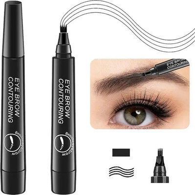 Emijun 4 Micro-Fork Tip Creates Flawless Natural black tatto pen 7.5 g(balck)