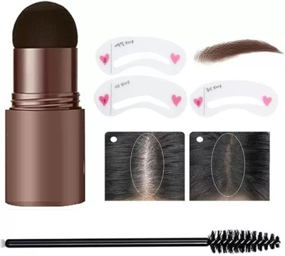 GFSU - GO FOR SOMETHING UNIQUE kj-0123 Long-lasting Hairline Shadow Powder Stick Black Eyebrow Stencil(3)