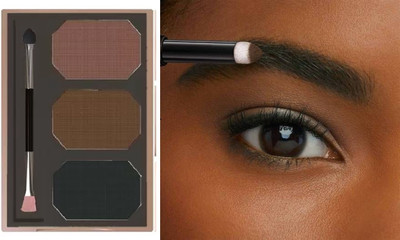 EVERERIN Eyebrow Drawing Palette with 1 Brush, Ultimate Brow Kit 9 g(MULTI COLOR)