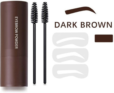 GFSU - GO FOR SOMETHING UNIQUE kj-0123 Waterproof Hairline Shadow Powder Stick Dark Brown Eyebrow Stencil(3)