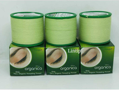 lintip 3 spool of EYEBROW thread Eyebrow Thread Eyebrow Thread(300 m, Pack of3)