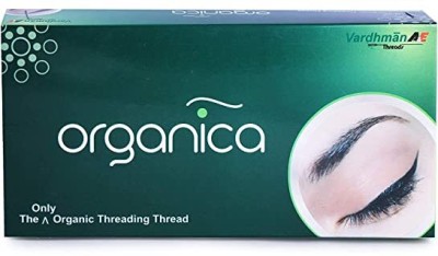 organica Orgnca Green Threading Thread 1Box=8 Rolls Eyebrow Thread(300 m, Pack of8)