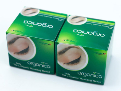 ROODILES Organic Professional Cotton Eyebrow Thread Eyebrow thread boxes 2 Spool - 600 m Eyebrow Thread(300 m, Pack of2)