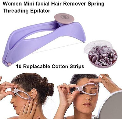 Minro Tech AE-Slique Eyebrow Face and Body Hair Threading and Removal System (Pack of 10)05 Eyebrow Thread(10 m, Pack of1)