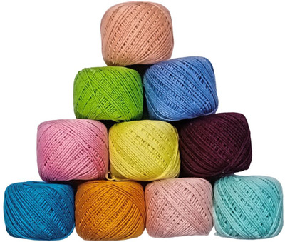 Lipsa Enterprise LIGHT MULTI THREAD Thread(30 m Pack of10)