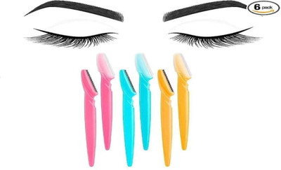 rahnay Eyebrow Razor & Face Razor for Women and Men (6pcs) Eyebrow Thread(6 inch, Pack of6)
