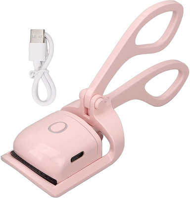 AARADHYAM Mini Electric Eyelash Curler Multiple Temperature Control Rechargeable (Pink)