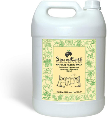 SacredEarth Natural fabric wash For Cloths Suitable for handwashing and machine washing(5000 ml)