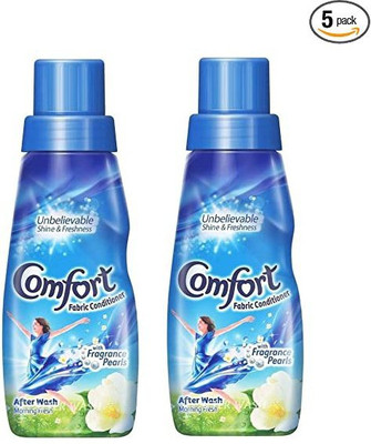 Comfort Fabric Conditioner Morning Fresh (Blue) 220ml - Pack Of 2(2 x 220 ml)