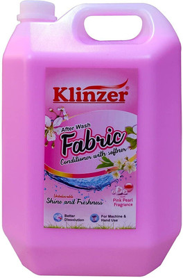Klinzer After Wash Fabric Conditioner with Softener | Pink Pearl Fragrance|(5 L)