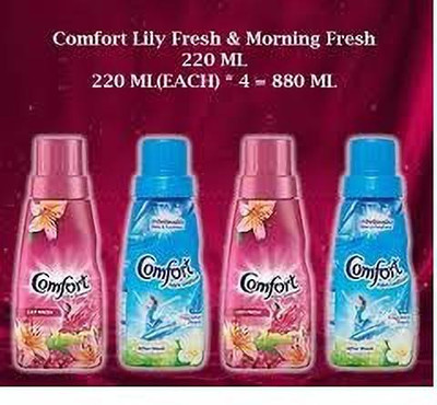 Comfort MORNING FRESH 210ML X 2U (420ML) + LILY FRESH(420ML)(4 x 210 ml)