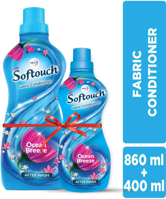 Softouch by Wipro Ocean Breeze Liquid Fabric Conditioner with Jasmine, Citrus & Rose Fragrance(1260 ml)