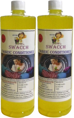 swacch Fabric Conditioner (1 Litre)(Pack of 2) Lemon(2 x 1000 ml)