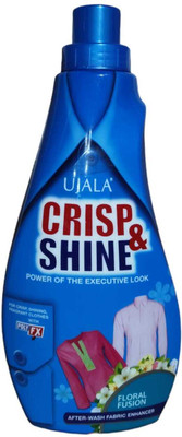 Ujala crisp & shine floral fusion after-wash fabric enhancer 1l(1000 ml)