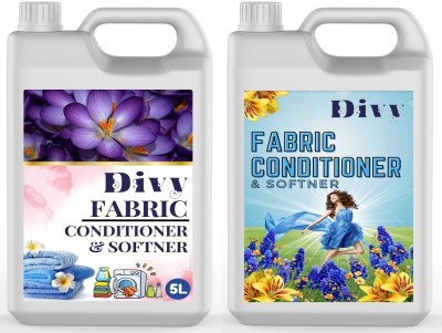 Divy Fabric Conditioner, After Wash Liquid Fabric Softener (10 L)(2 x 5 L)