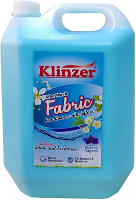 Klinzer Fabric Conditioner with Softener | After wash liquid | Blue lily fragrance(5 L)