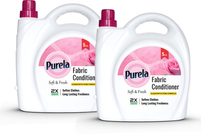 PURELA 2x Perfume Fabric Conditioner After Wash Liquid fabric Softener(2 x 5 L)