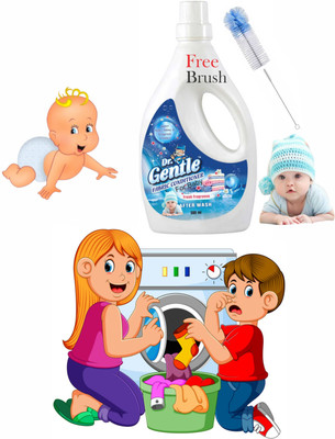 DOCTORGENTLE Anti Bacterial Action After Wash Fabric Conditioner For Baby Cloths(1 L)