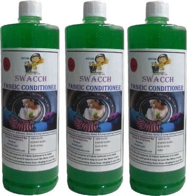 swacch Fabric Conditioner (1 Litre)(Pack of 3) Mogra(3 x 1000 ml)