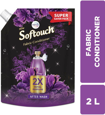 Softouch by Wipro 2X Royal Perfume Liquid Fabric Conditioner with Grapefruit & Jasmine(2 L)