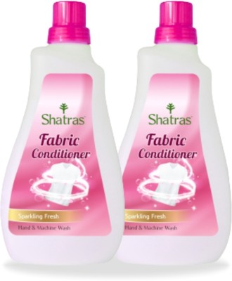 Shatras Pink Lily Morning Fresh Fabric Conditioner and Softener for clothes(2 x 1000 ml)