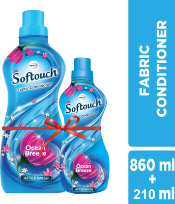 Softouch by Wipro Ocean Breeze Liquid Fabric Conditioner with Jasmine, Citrus & Rose Fragrance(1070 ml)