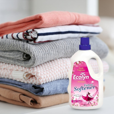 ECOLYN Fabric Softener (Conditioner) with Fresh flower fragrant provide shine to clothe(500 ml)