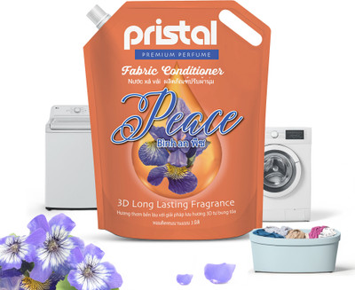 Pristal Peace Fabric Conditioner - “Restore Your Inner Peace” Softens, Reduce Wrinkles(2 L)