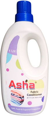 ASHA Fabric Conditioner 1 Liter Fabric Softener for Top & Front Load Washing Machine(1 L)