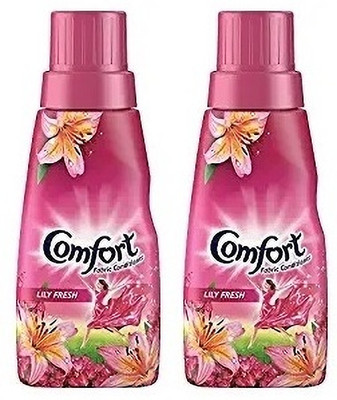 Comfort Lily Fresh Fabric Conditioner 220mlX220ml Liquid Fabric Softener pack of 2(2 x 220 ml)