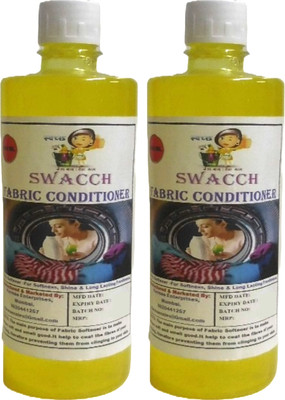 swacch Fabric Conditioner (500ml) (Pack of 2) Lemon(2 x 500 ml)