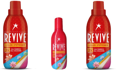 Revive LIQUID 495 ML PACK OF 3 (200 X 2, 95 X 1) Fabric Stiffener(495 ml)
