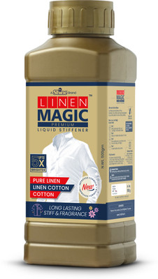 Mr.Shine Linen Magic Liquid Stiffener Upto 5x Brighter Long Lasting Stiff & Fragrance Fabric Stiffener(500 g)